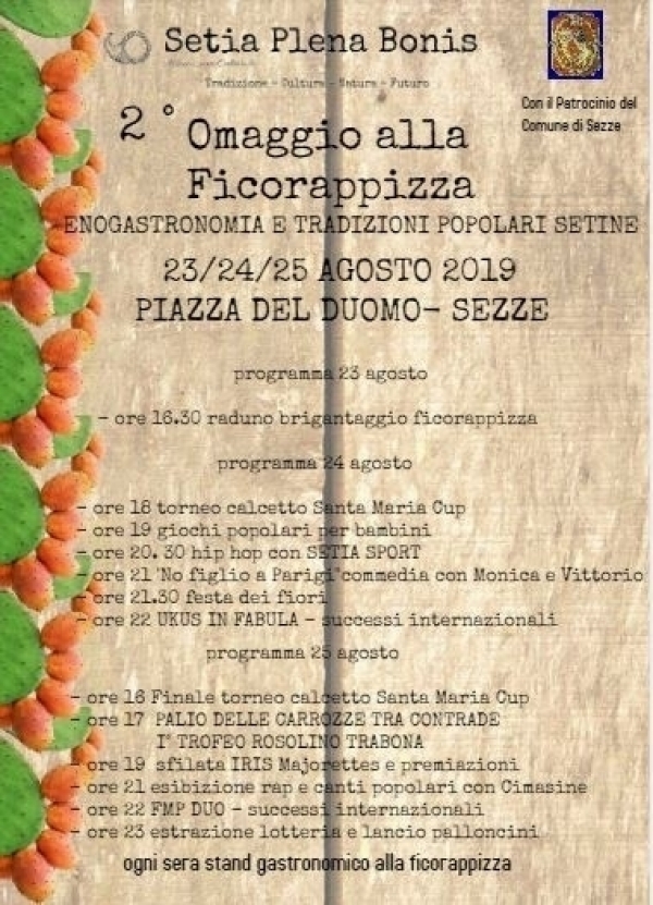 la locandina della manifestazione