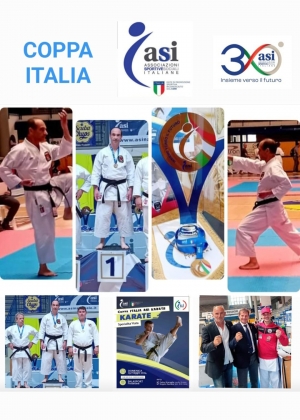 Il Maestro Tosto primo sul podio della coppa italia dell&#039;EPS CONI ASI