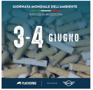 L&#039;ambiente non è un posacenere. Il 3/4 Giugno con Plastic Free