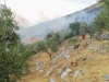 L&#039;incendio in località Casali 
