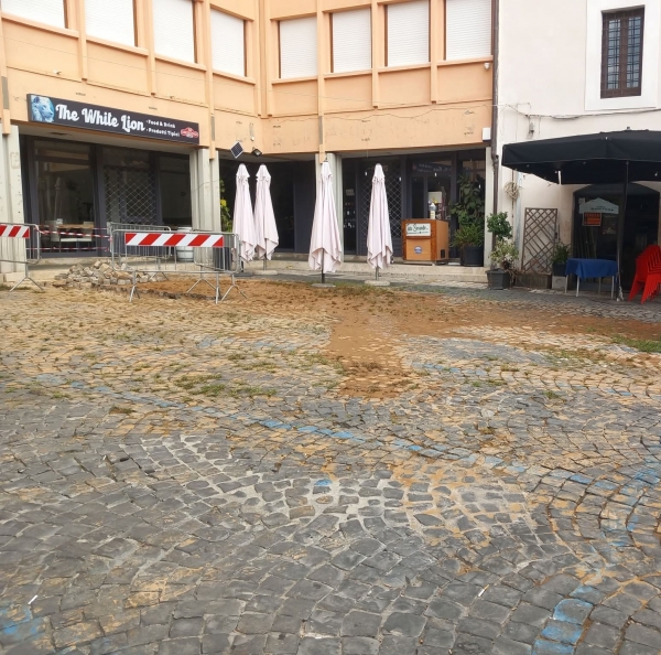 Acqualatina lascia piazza dei Leoni così...
