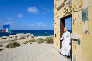 La visita del Papa a Lampedusa