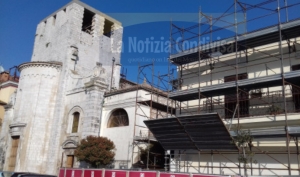 Ripresi i lavori nella Cattedrale di Santa Maria di Sezze