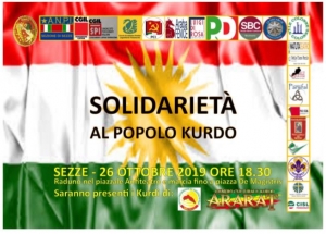 Tutti in marcia per il popolo Kurdo. Domani a Sezze la grande manifestazione