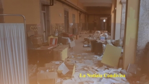 Aree dell&#039;Ospedale San Carlo di Sezze abbandonate. Foto Choc