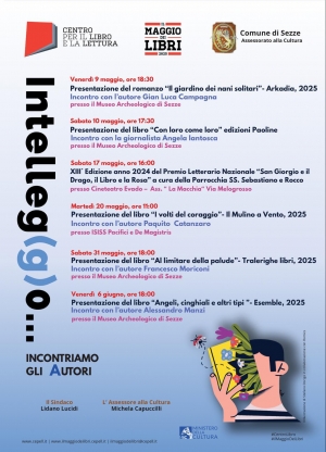 Sezze. “Il Maggio dei Libri” 2025: incontri, autori e pensieri liberi