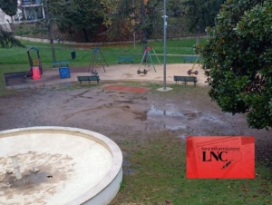 50 mila euro per riqualificare un'area verde... già allagata